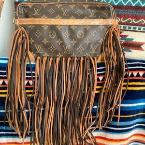 LV Fringe Bag Riviera from Vintage Boho